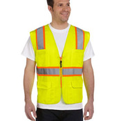 Classic Mesh Two-Tone Surveyor Vest, Class 2